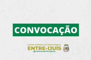 CONVOCAÇÃO