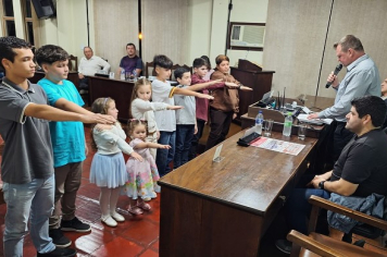 Posse dos Vereadores Mirins 2025