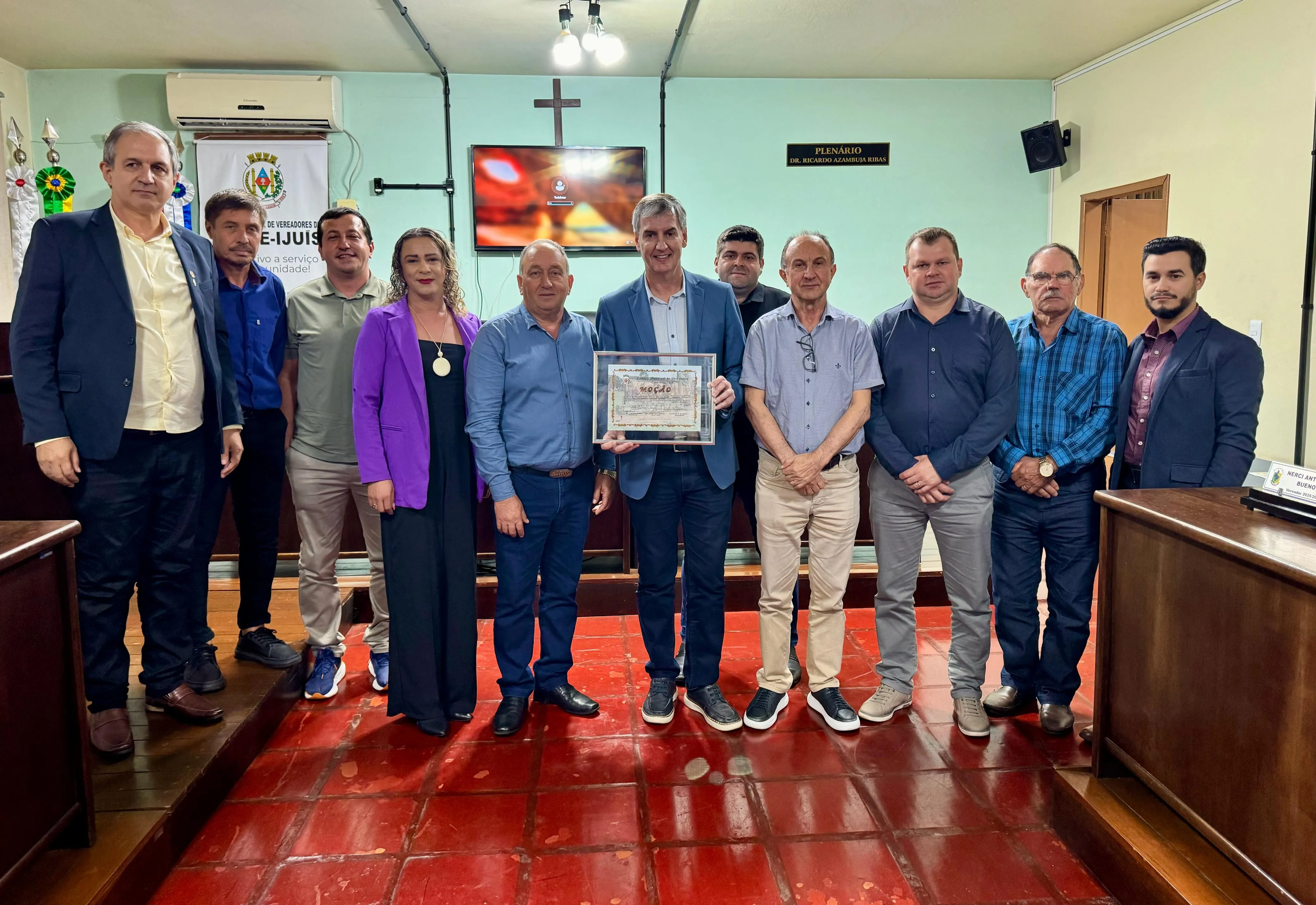 Câmara de Entre-Ijuís realiza Sessão Especial em homenagem a Eduardo Loureiro